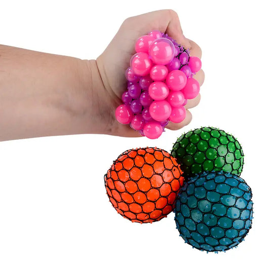 Neon Mesh Squeeze Ball