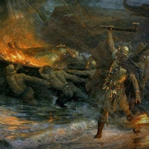 Viking Axe Classic Riker Box Specimen