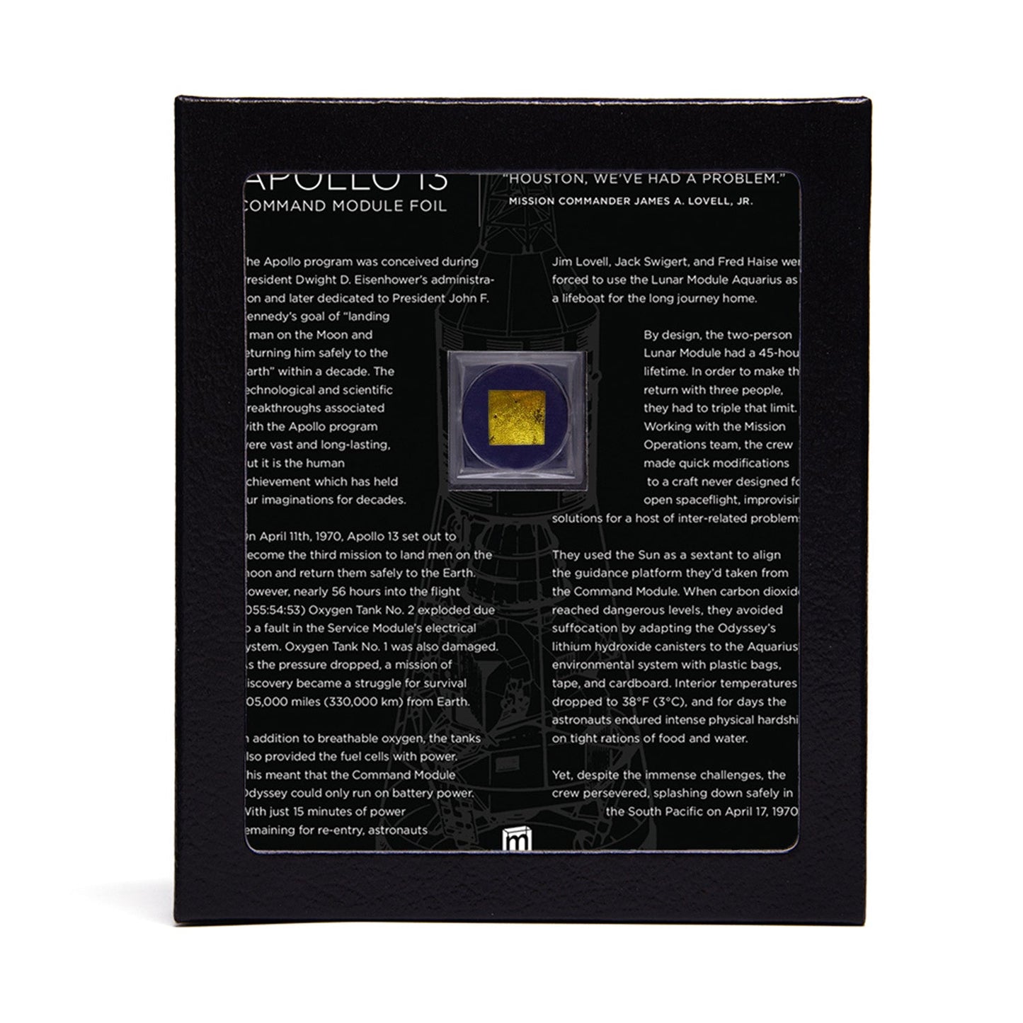 Apollo 13 Command Module Foil - 1 Square Centimeter