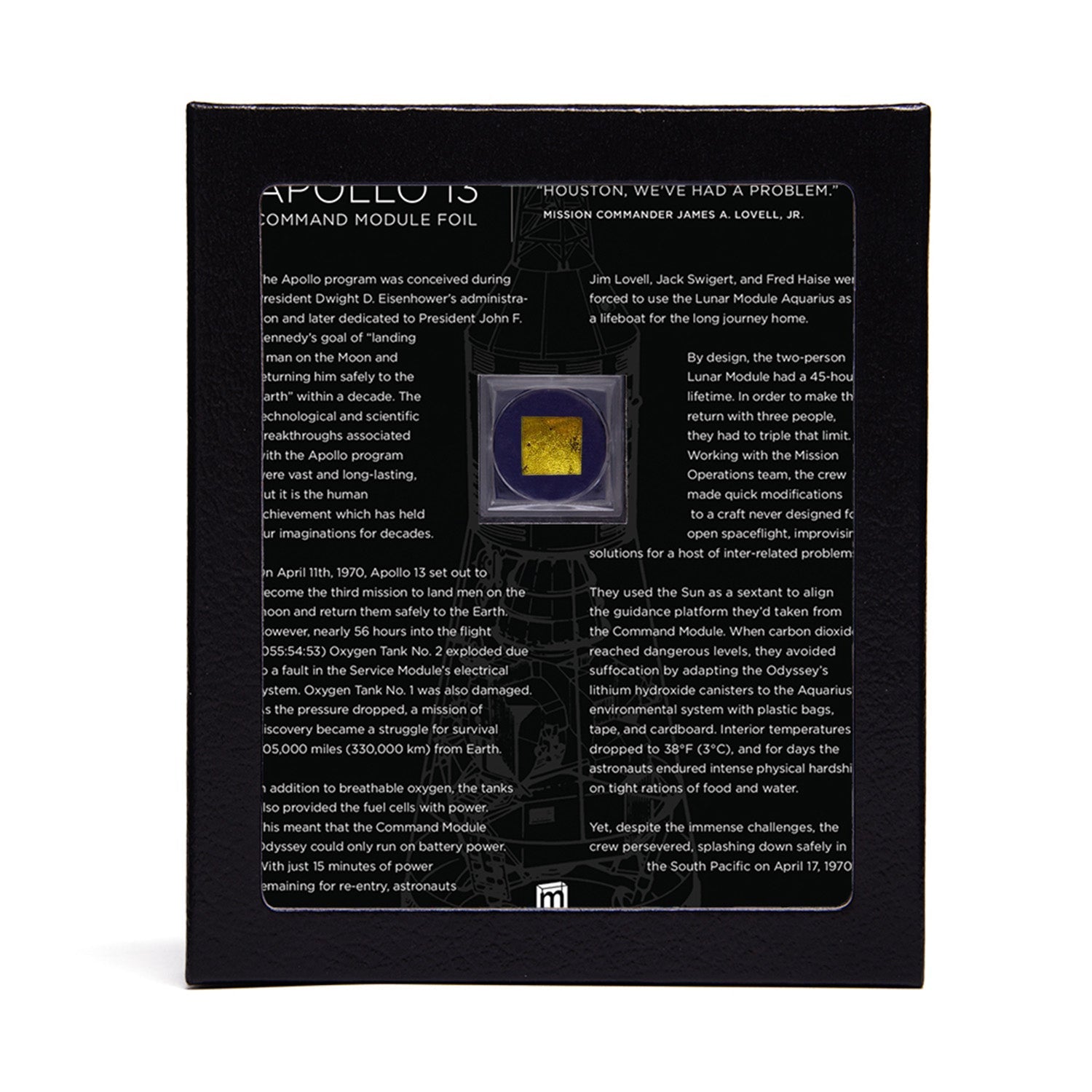 Apollo 13 Command Module Foil - 1 Square Centimeter