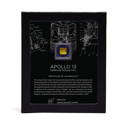 Apollo 13 Command Module Foil - 1 Square Centimeter