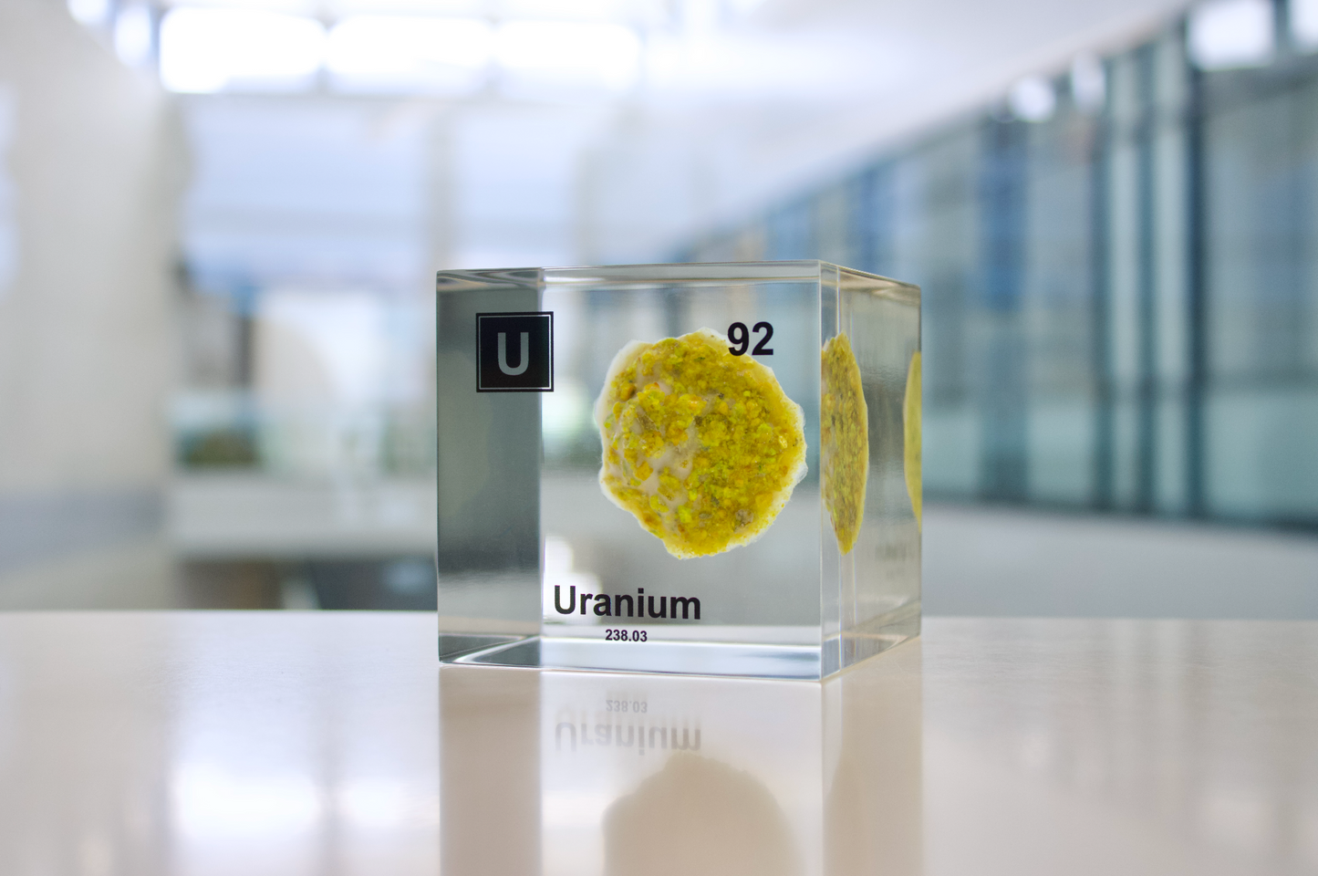 3 inch Uranium Cube