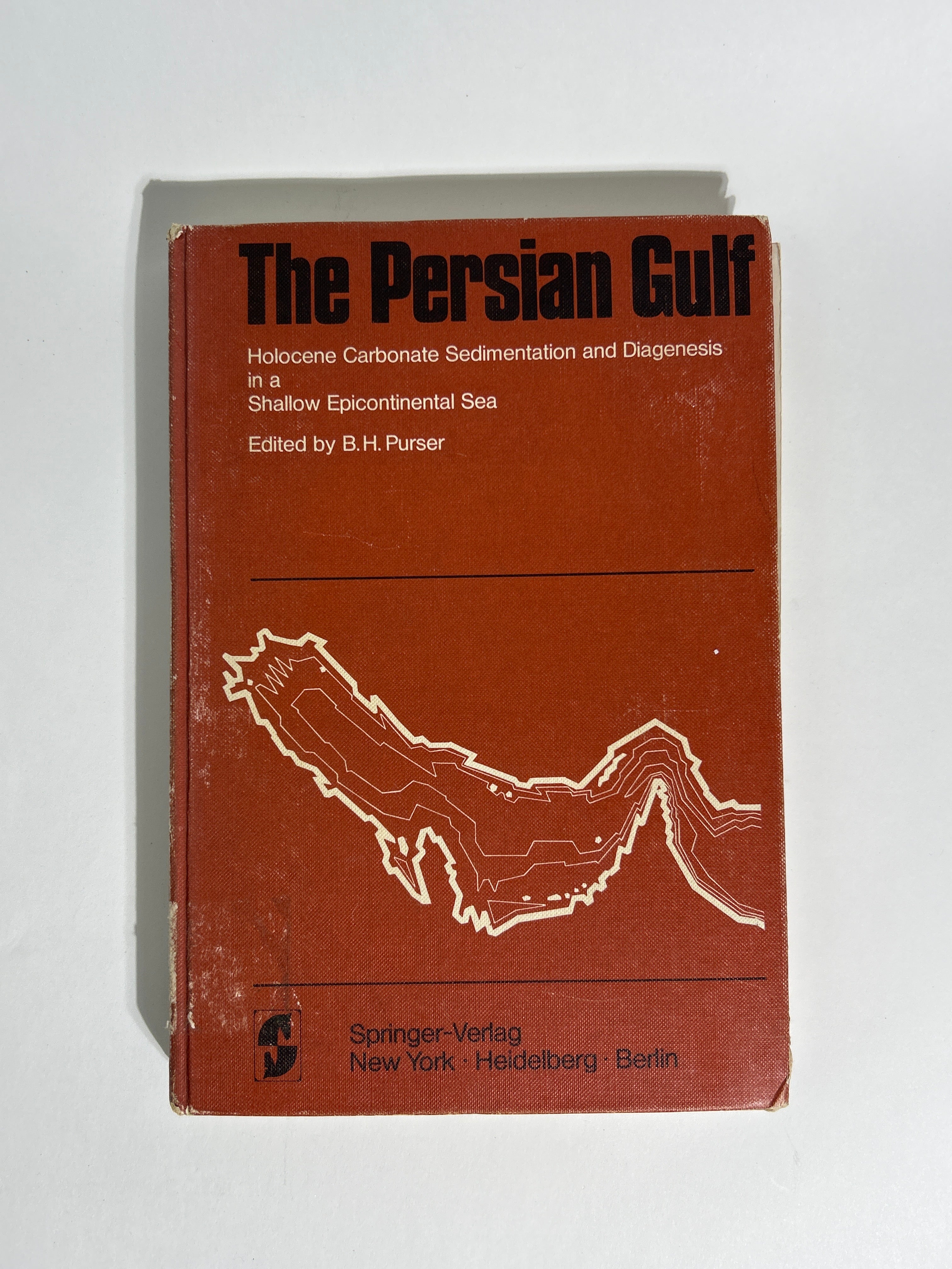 The Persian Gulf B.H. Purser Geological Reference Book w/ Supplemental Maps