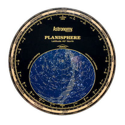 Astronomy 40° North Planisphere