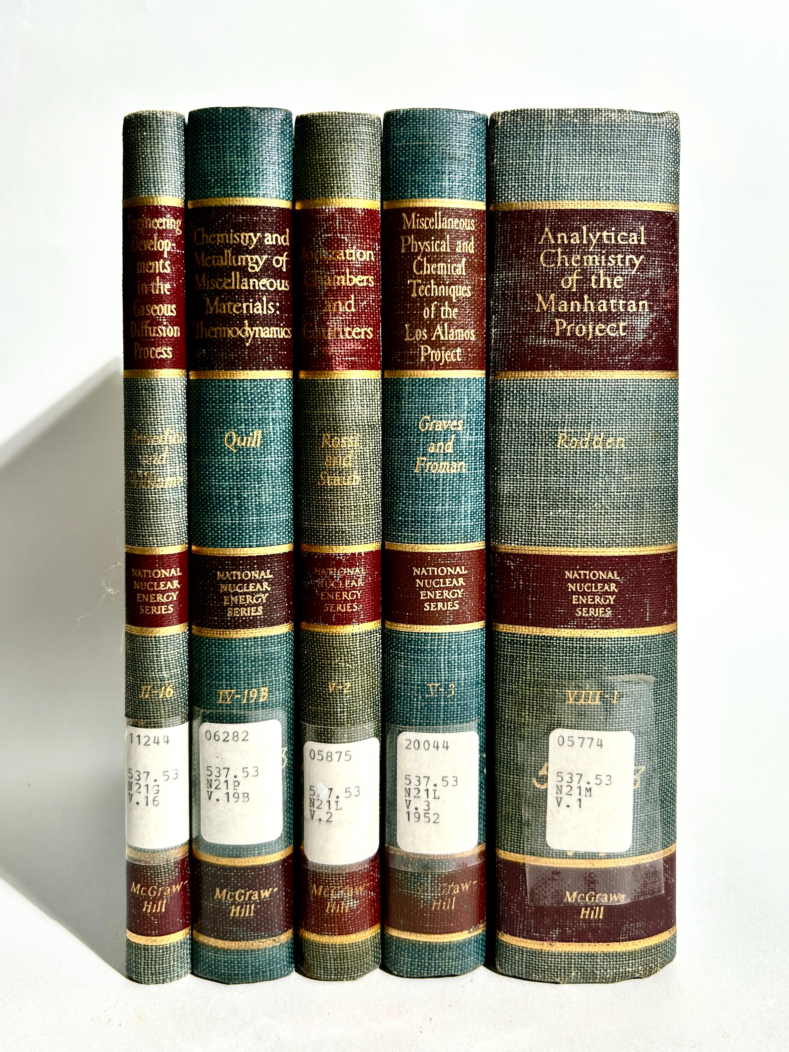 Los Alamos Nuclear Science Collection — 5 Manhattan Project First Editions