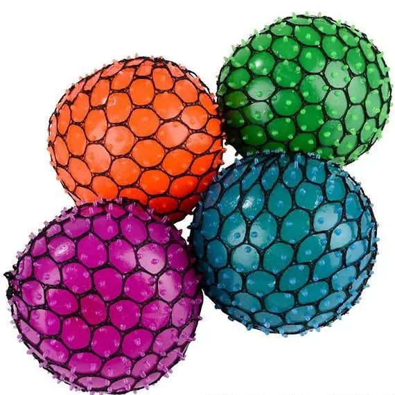 Neon Mesh Squeeze Ball