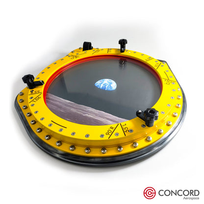 APOLLO COMMAND MODULE HATCH WINDOW - INNER STRUCTURE FRAME