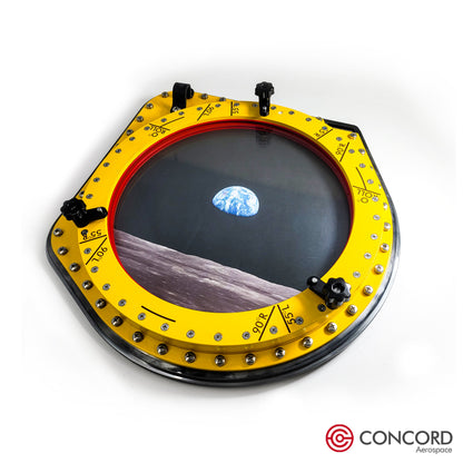 APOLLO COMMAND MODULE HATCH WINDOW - INNER STRUCTURE FRAME