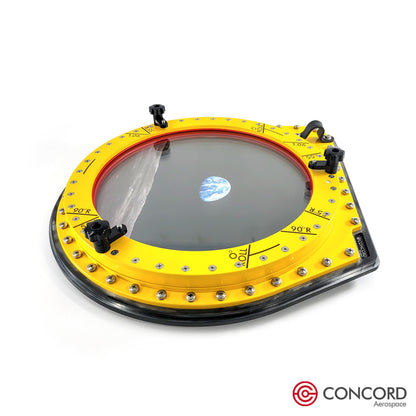 APOLLO COMMAND MODULE HATCH WINDOW - INNER STRUCTURE FRAME