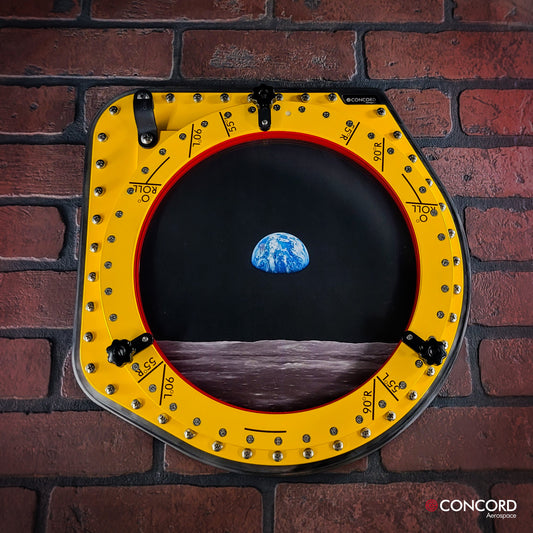 APOLLO COMMAND MODULE HATCH WINDOW - INNER STRUCTURE FRAME