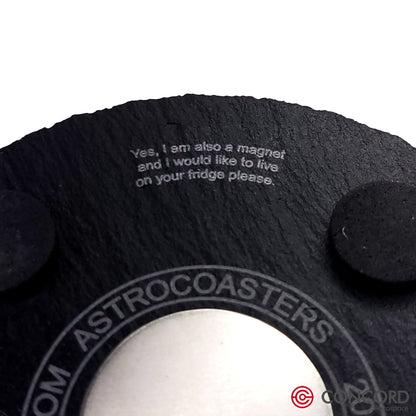 THE MOON - SLATE COASTER