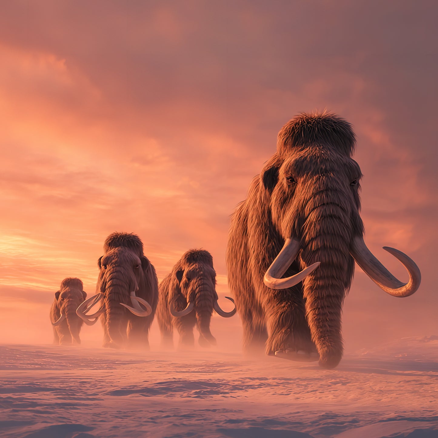 Woolly Mammoth Tusk Fossil Fragment