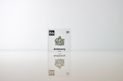 Antimony Element Cube - 2" Acrylic Display - Atomic Number 51