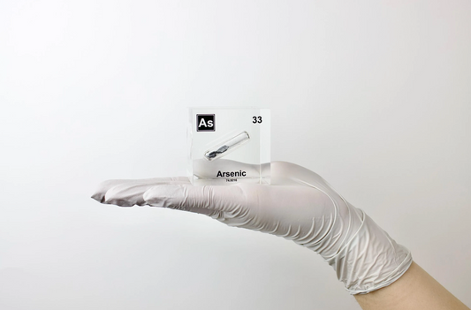 Arsenic Element Cube - 2" Acrylic Display - Atomic Number 33