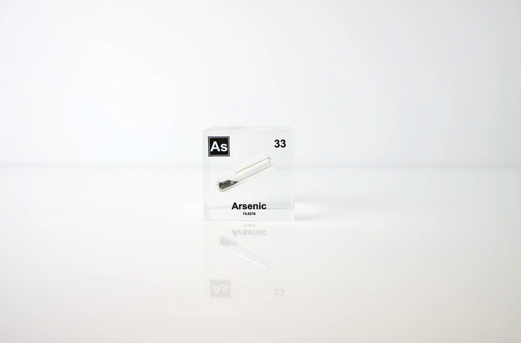 Arsenic Element Cube - 2" Acrylic Display - Atomic Number 33