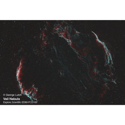 ED80-FCD100 Series Air-Spaced Triplet Refractor Telescope and Hybrid 2N1 Finder Base