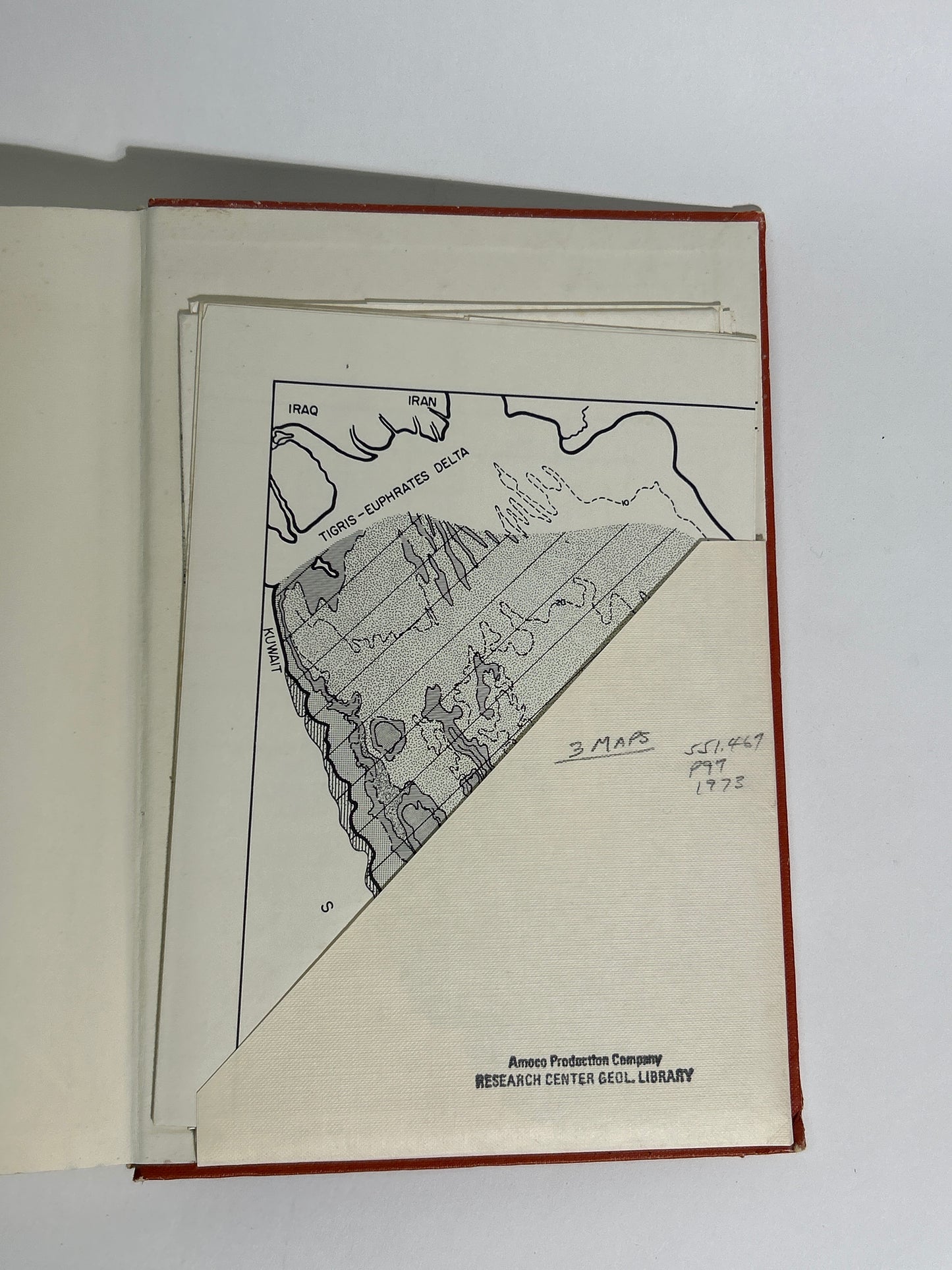 The Persian Gulf B.H. Purser Geological Reference Book w/ Supplemental Maps