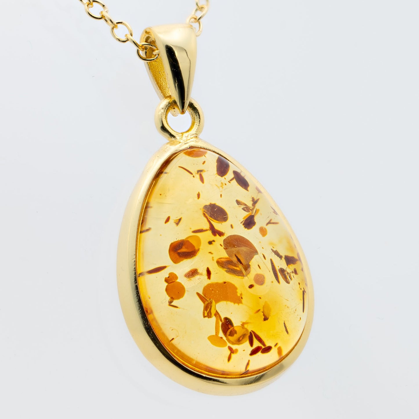 Baltic Amber Pendant Necklace