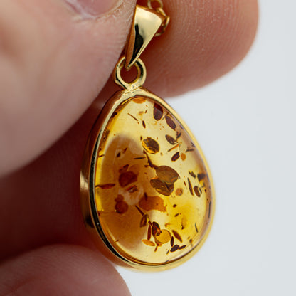 Baltic Amber Pendant Necklace