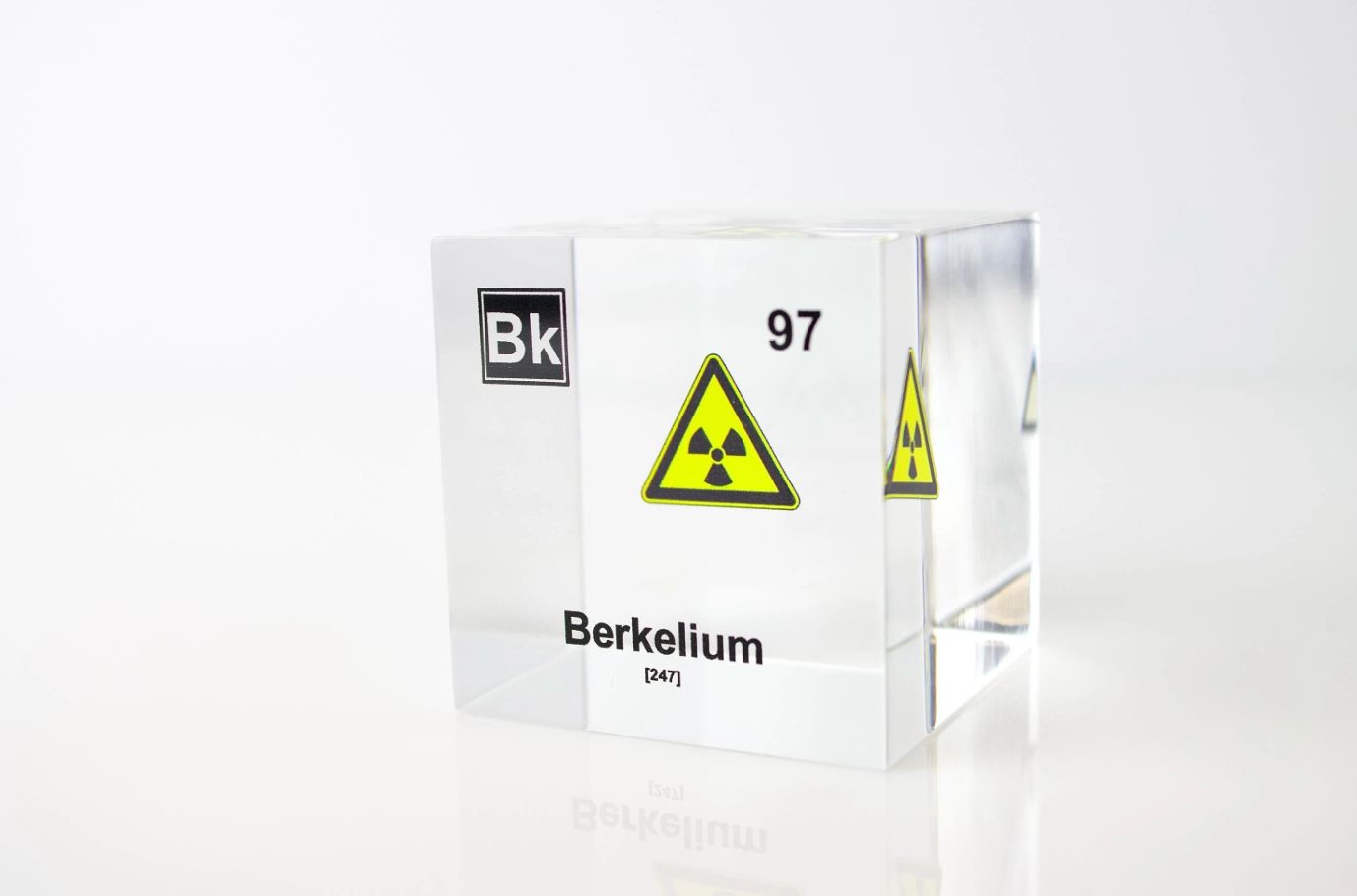 Berkelium Element Cube - 2" Acrylic Display - Atomic Number 97