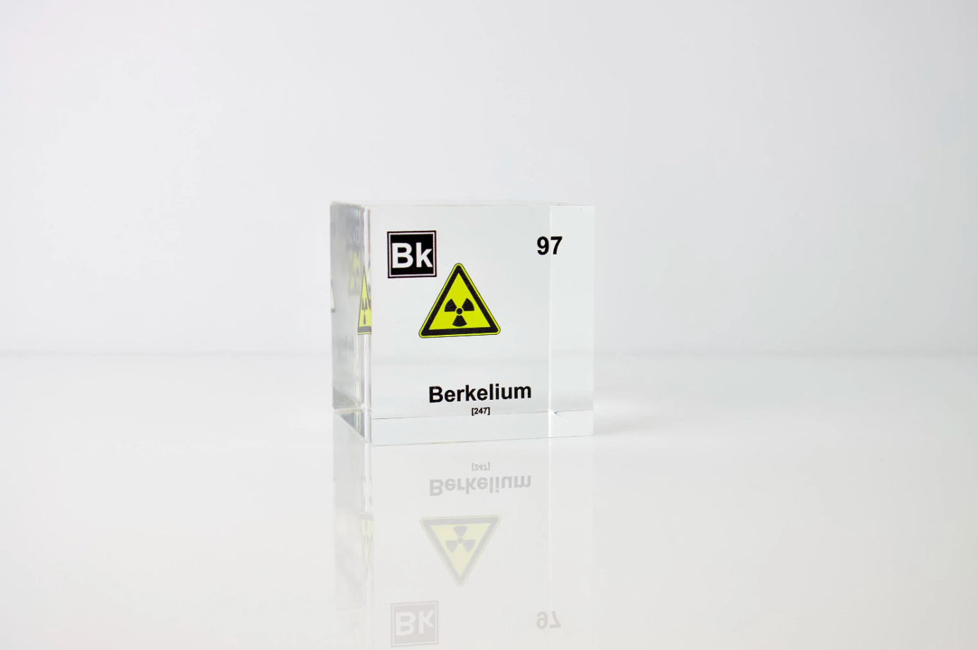 Berkelium Element Cube - 2" Acrylic Display - Atomic Number 97
