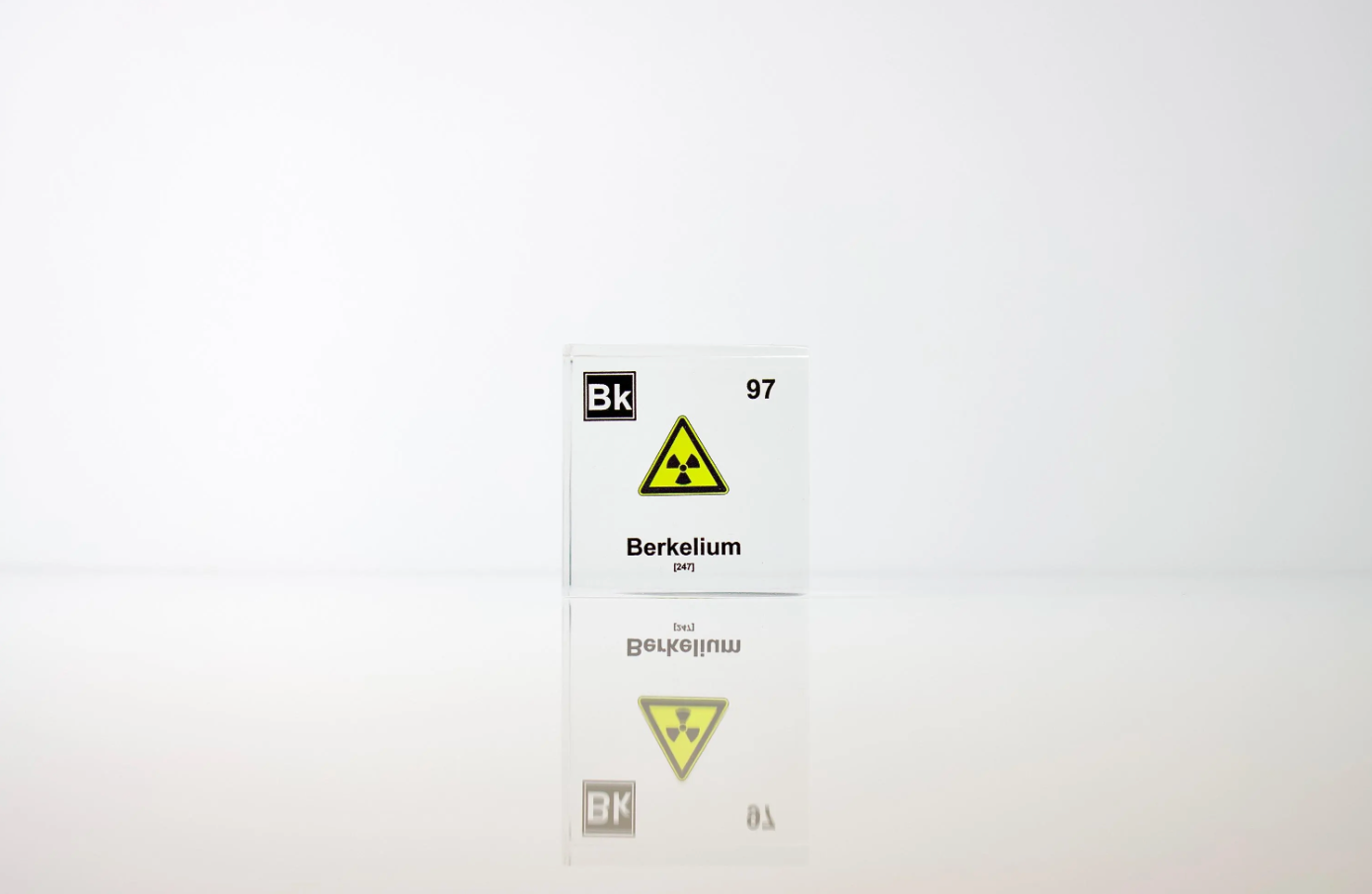 Berkelium Element Cube - 2" Acrylic Display - Atomic Number 97
