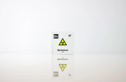 Berkelium Element Cube - 2" Acrylic Display - Atomic Number 97