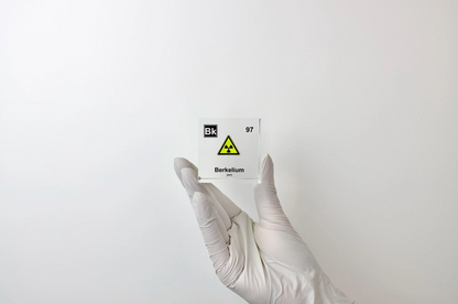 Berkelium Element Cube - 2" Acrylic Display - Atomic Number 97