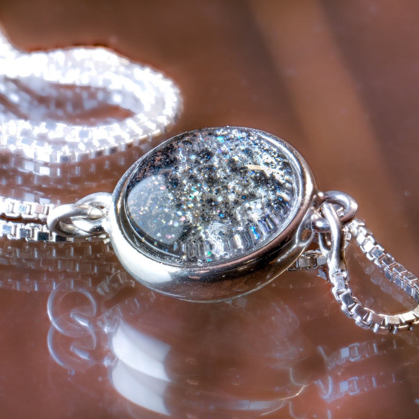 Nebula Fire Bracelet - Birth of the Solar System Bracelet - Allende Meteorite