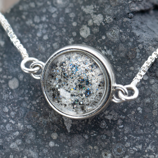 Nebula Fire Bracelet - Birth of the Solar System Bracelet - Allende Meteorite