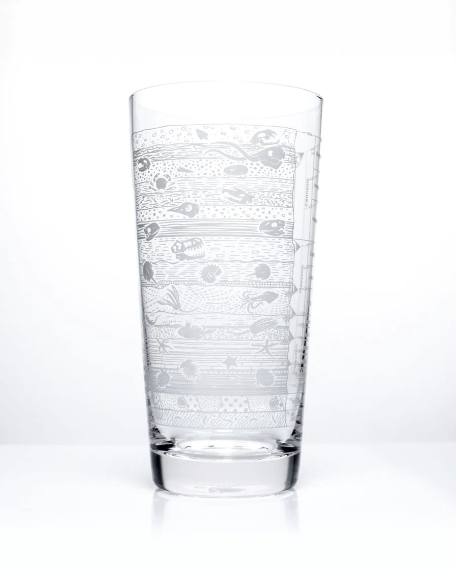 Stratigraphy Core Sample Beer Glass - Stemcell Science Shop