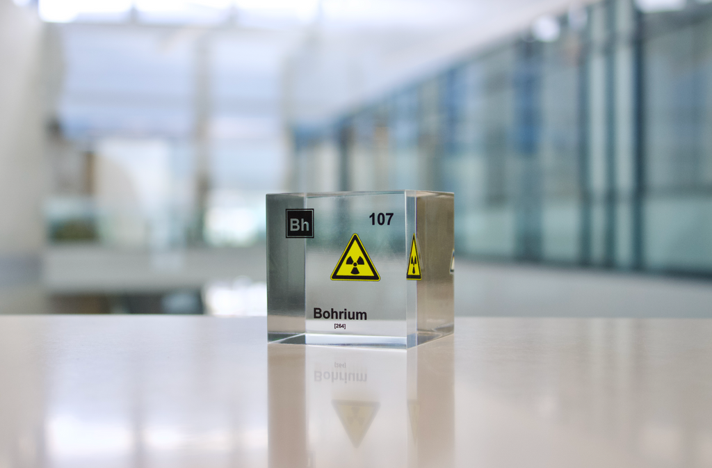 Bohrium Element Cube - 2" Acrylic Display - Atomic Number 107