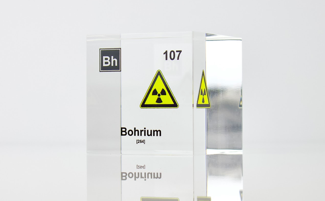 Bohrium Element Cube - 2" Acrylic Display - Atomic Number 107