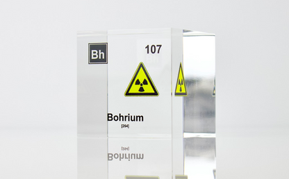 Bohrium Element Cube - 2" Acrylic Display - Atomic Number 107
