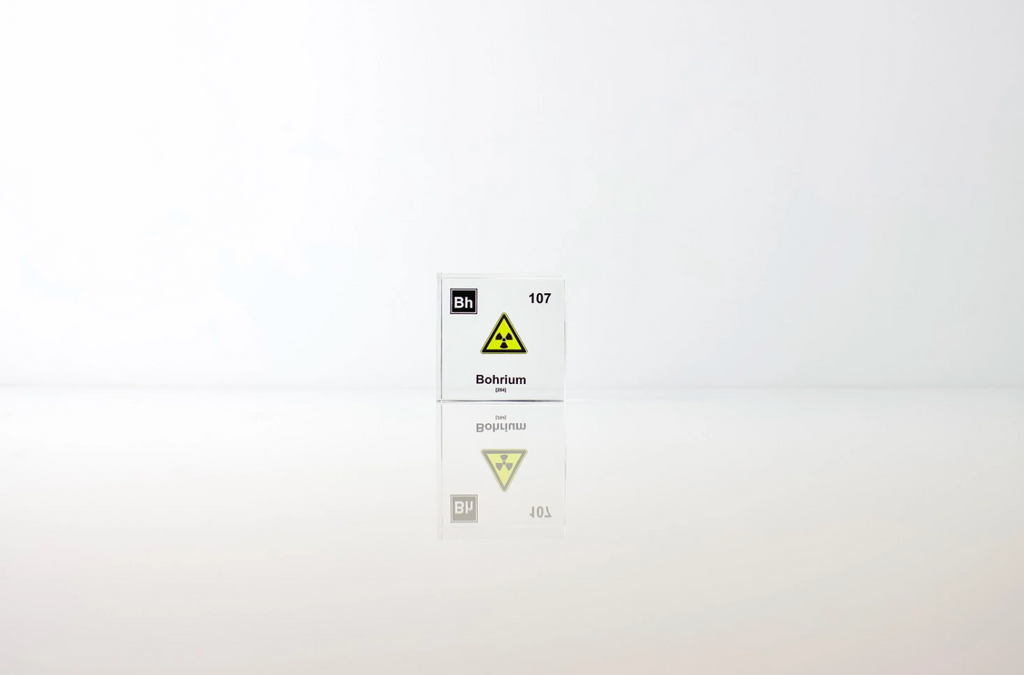 Bohrium Element Cube - 2" Acrylic Display - Atomic Number 107