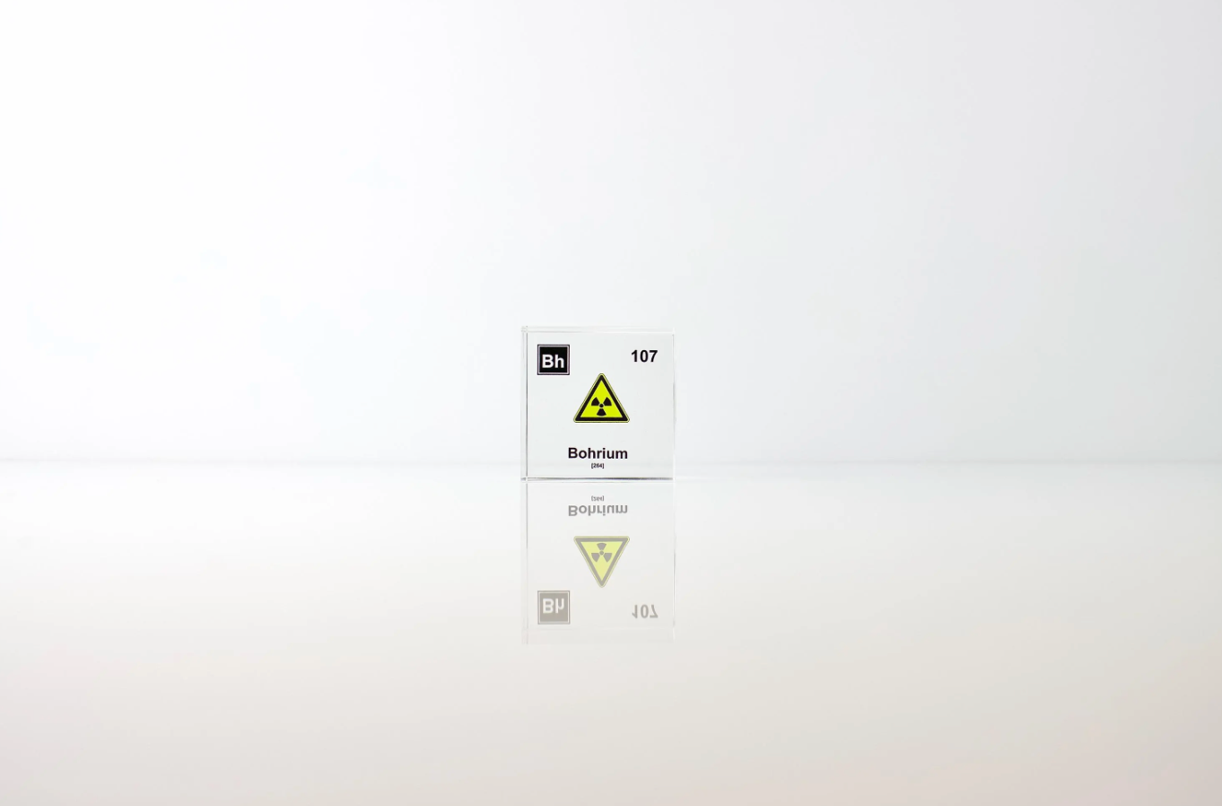 Bohrium Element Cube - 2" Acrylic Display - Atomic Number 107