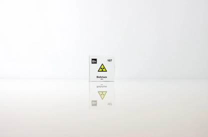 Bohrium Element Cube - 2" Acrylic Display - Atomic Number 107