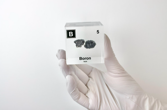 Boron Element Cube - 2" Acrylic Display - Atomic Number 5