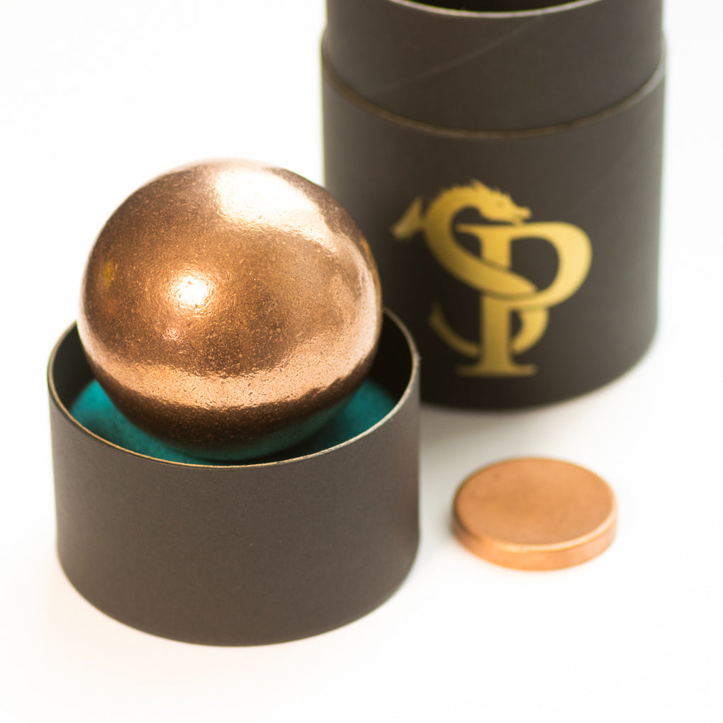 Copper Orb - 2.25 in Sphere - 1.75 lb