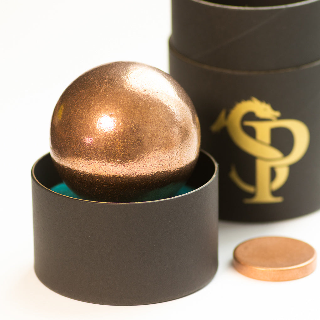 Copper Orb - 2.25 in Sphere - 1.75 lb