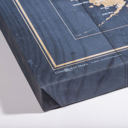 Push Pin USA Map: Deep Sea Drift (Pins Included)