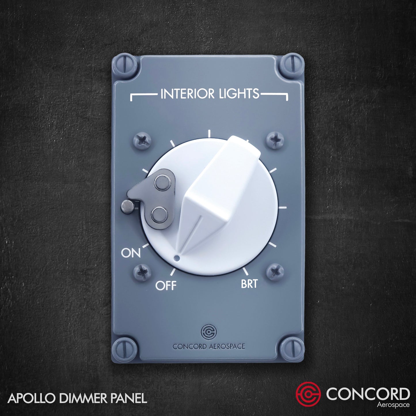 APOLLO ROTARY ON/OFF + DIMMER LIGHT CONTROL PANEL (120V US)