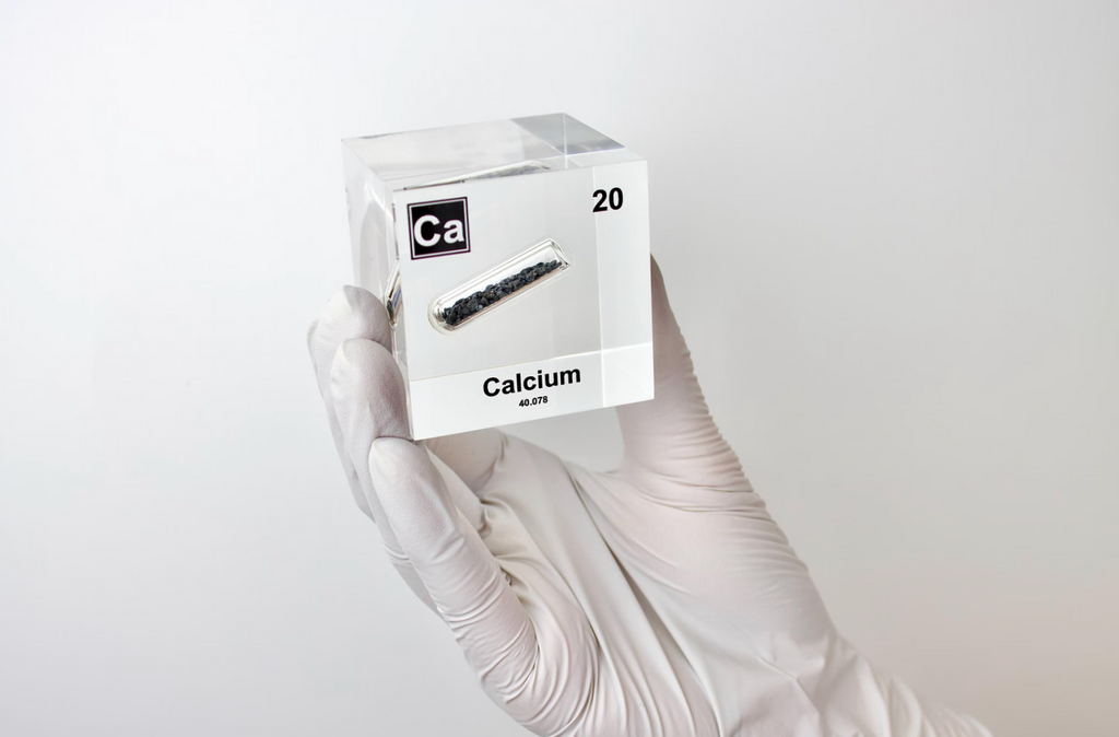 Calcium Element Cube - 2" Acrylic Display - Atomic Number 20