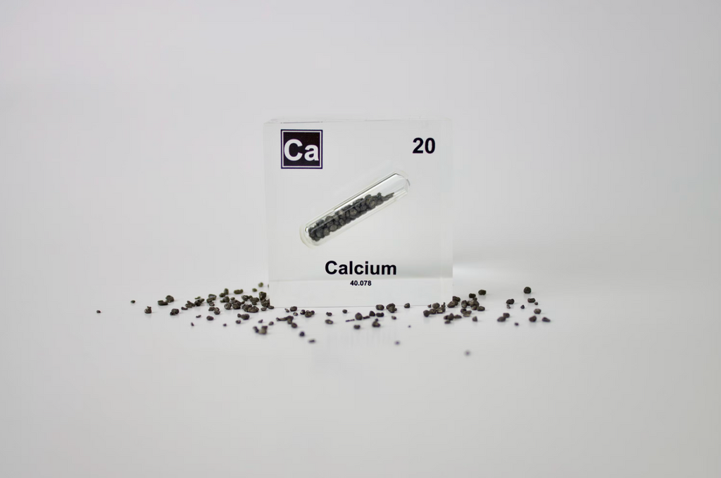 Calcium Element Cube - 2" Acrylic Display - Atomic Number 20