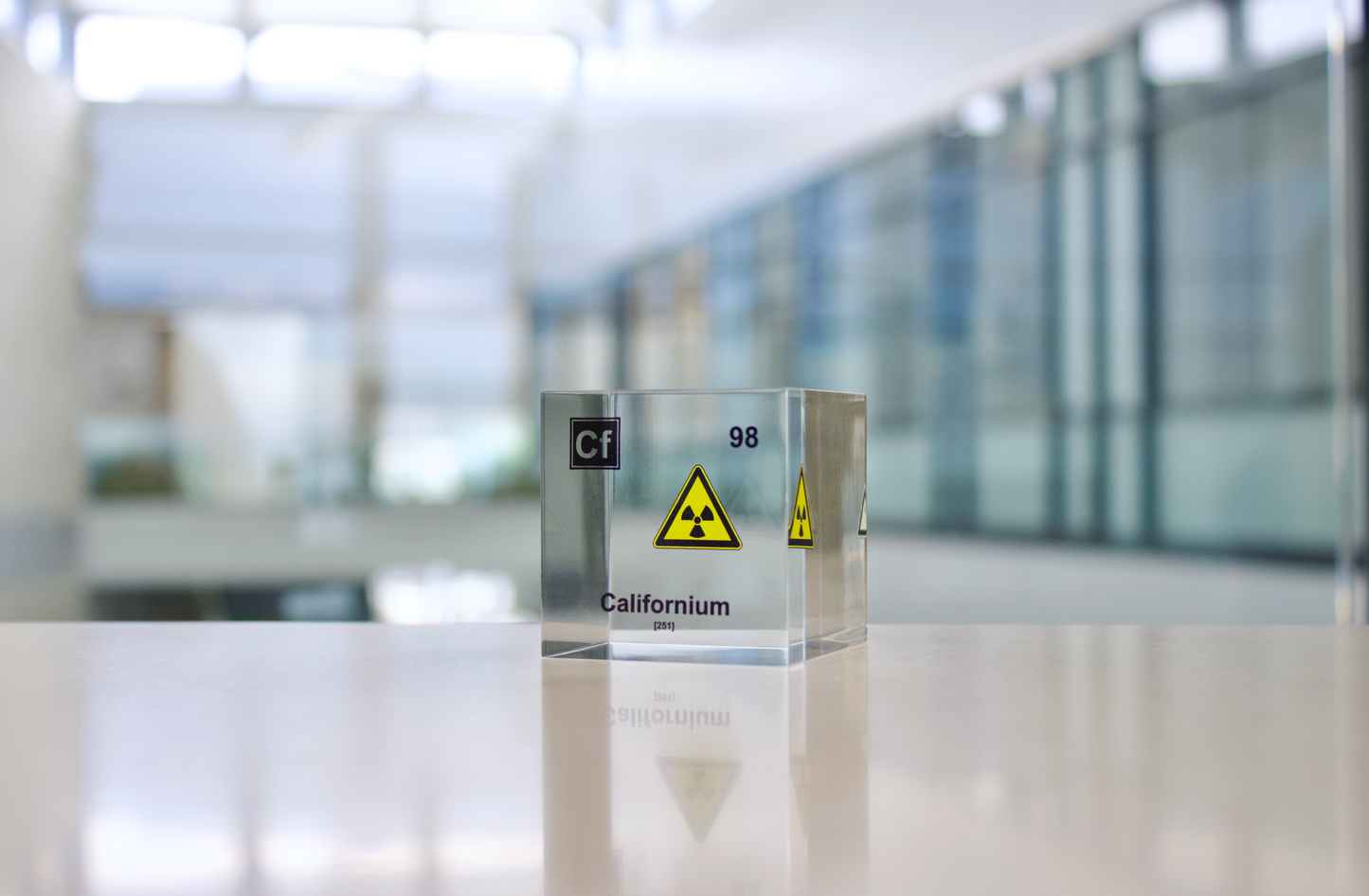 Californium Element Cube - 2" Acrylic Display - Atomic Number 98