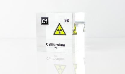 Californium Element Cube - 2" Acrylic Display - Atomic Number 98