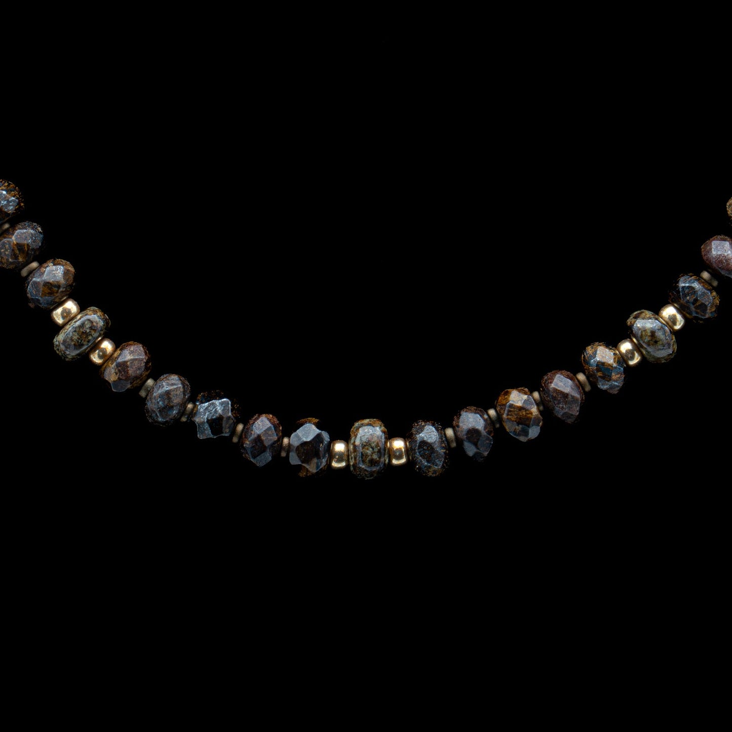 Chondritic Meteorite NWA 869 Necklace