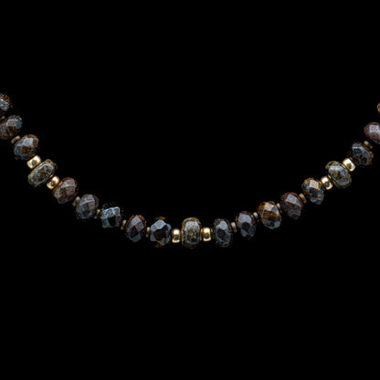 Chondritic Meteorite NWA 869 Necklace