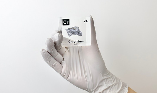 Chromium Element Cube - 2" Acrylic Display - Atomic Number 24