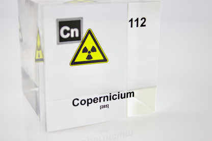 Copernicium Element Cube - 2" Acrylic Display - Atomic Number 112
